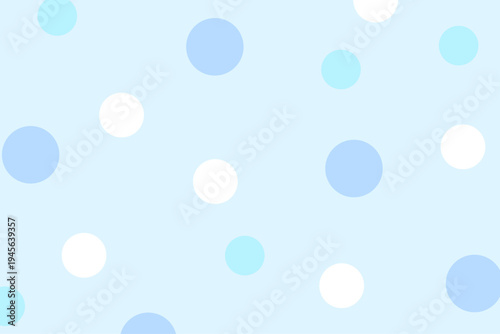 水色 パステル 水玉 ドット パターン 背景 可愛い デザイン 素材