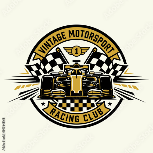 Vintage Motorsport Racing Club Emblem