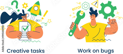 Balancing creativity and technical problem-solving in work environments