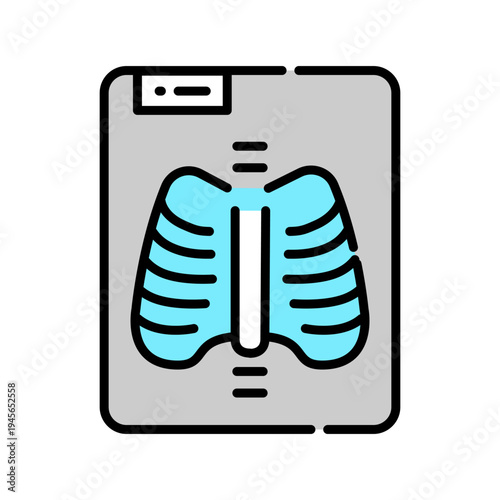 X ray Icon Professional UI Symbol for Radiology Diagnostics