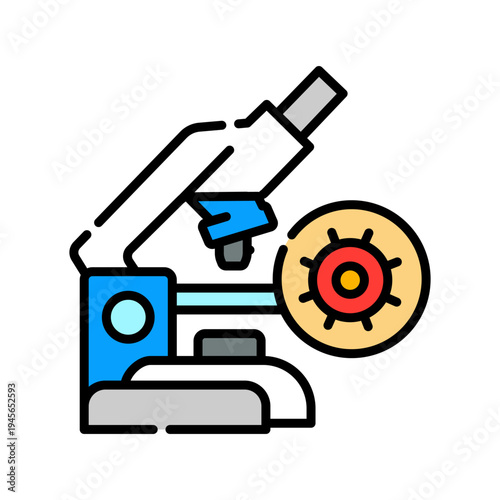 Tissue Biopsy Icon Professional UI Symbol for Histopathology Analysis