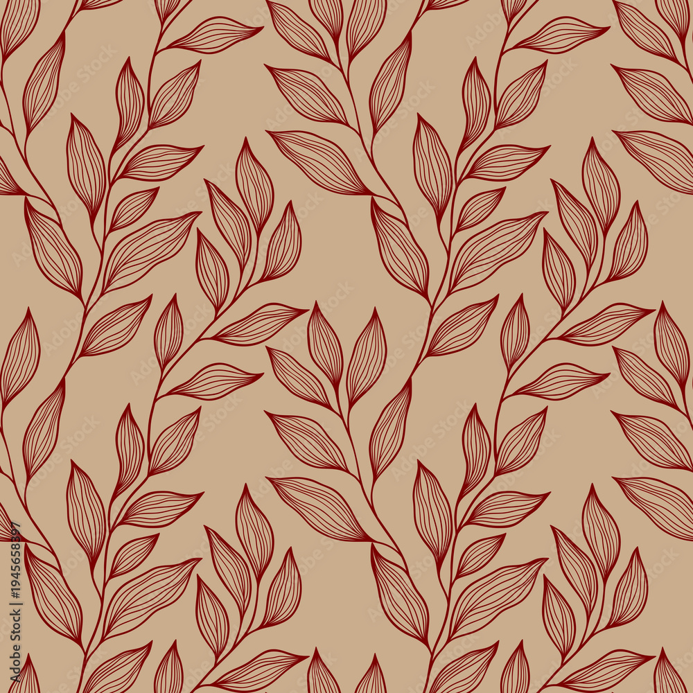 Fototapeta premium tropical and floral botanical background and wallpaper pattern