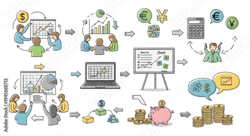 Financial Planning Process - Teamwork, Analysis, and Growth.