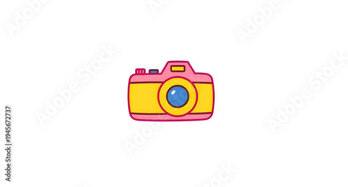 pink camera, camera illustration, camera icon, camera vector, camera clipart, camera design, camera graphic, camera drawing, camera outline, camera sketch, photography icon, photo camera, digital came