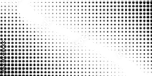 Halftone gradient. Dotted gradient, smooth dots spraying and halftones dot background seamless horizontal geometric pattern vector template set modern circle background modern