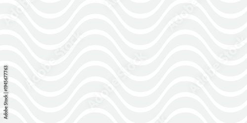 Abstract background with thick waves lines. Seamless stripes diagonal gray line vector elegant white abstract transparent background. Curvy lines stripes. Simple minimal diagonal lines pattern. 
