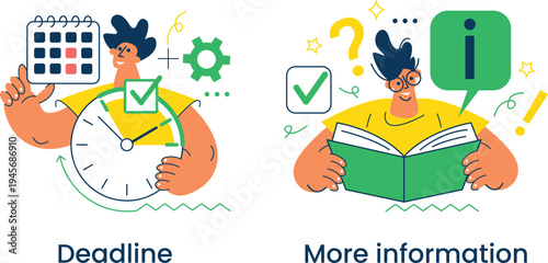 Balancing deadlines and seeking additional information for effective learning