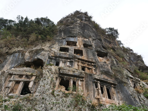 amintas lycian rock tombes fethiye turkey