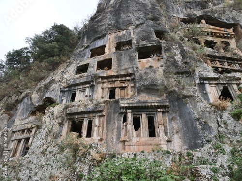 amintas lycian rock tombes fethiye turkey