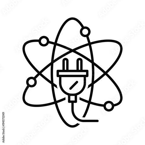 Energy Plug Atom Concept Commercial