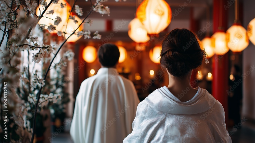 Fototapeta premium 和風結婚式
