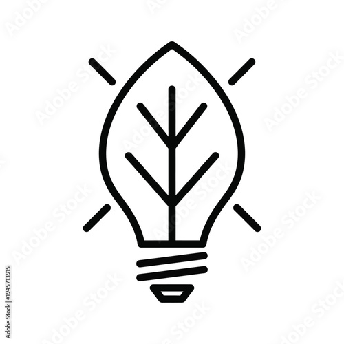 Leaf Lightbulb Idea Innovation Commercial