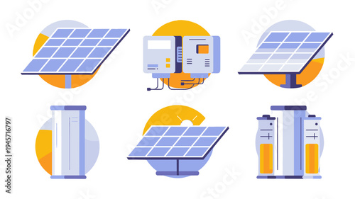 Solar panels generating clean energy and a sustainable environment.