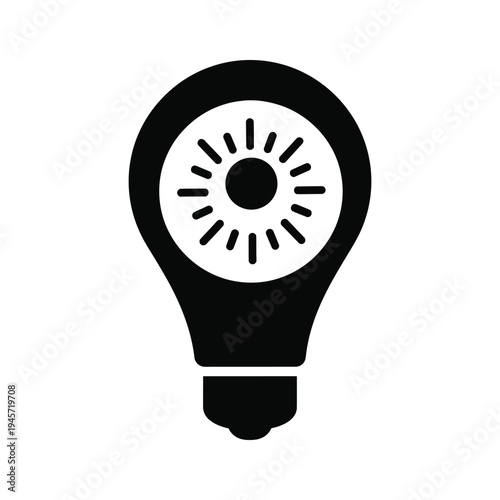 Lightbulb Idea Innovation Symbol