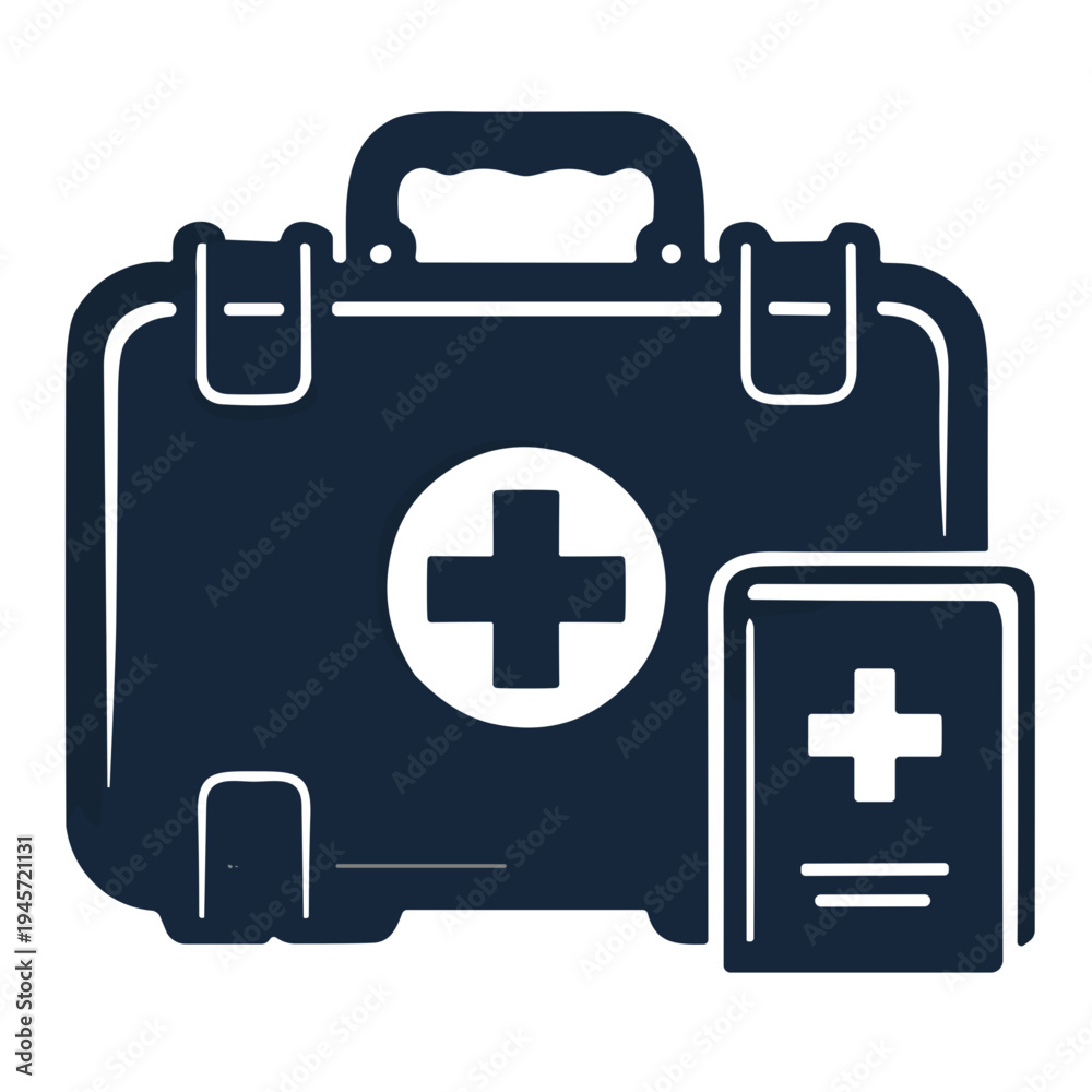 Obraz premium first aid box ( P3K ) vector illustration