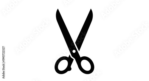 Black Scissors Cutting Tool.