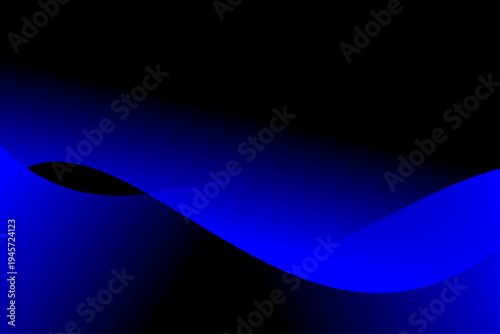 ネオン グラデーション 波形 抽象 光 背景 テクノロジー デザイン 素材　青