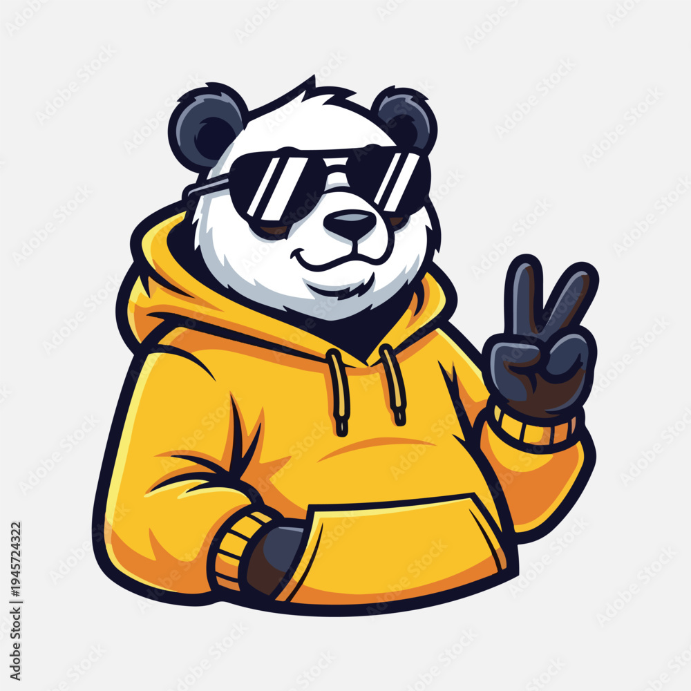 Fototapeta premium A cute cartoon tiger cub boy character with a big smile and a halloween zombie style vector illustration drawing