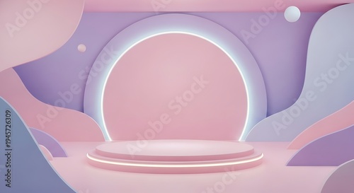 vector illustration of pink toilet paper