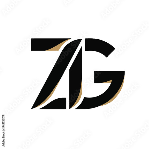 Letter Z and G   logo
