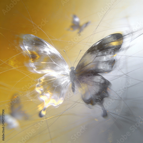 Vibrant butterfly illustrations in pastel tones. Each design has glowing, wispy backgrounds and colorful butterflies, delivering a light, romantic, and magical feel.