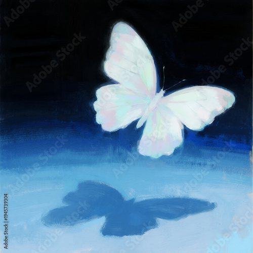 Vibrant butterfly illustrations in pastel tones. Each design has glowing, wispy backgrounds and colorful butterflies, delivering a light, romantic, and magical feel.