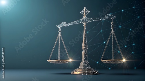 Digital Representation of Justice and Fairness with Legal Scales