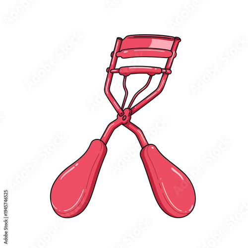 Pink Eyelash Curler Beauty Tool.