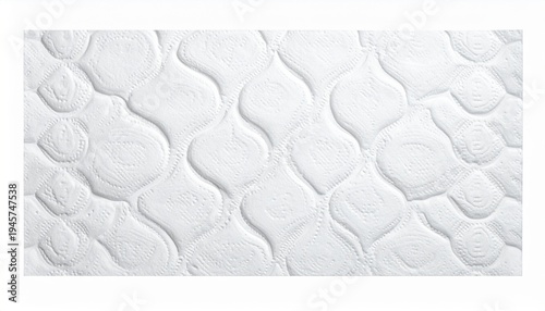 Abstract White Textured Background With Repeating Wave Pattern And Subtle Shadows