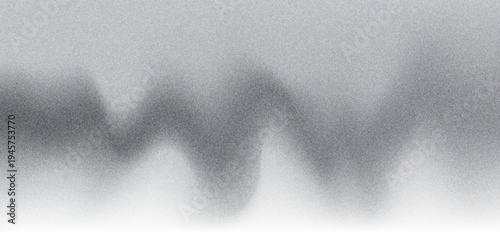 Wavy grain gradient texture. Black stippled flowing line background. Grunge noise dot work wallpaper for banner, poster, brochure. Undulate sandy backdrop with speckles, particles, granules. Vector