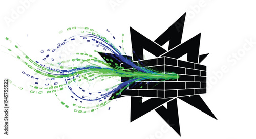 Cybersecurity Firewall Protection Against Digital Threats and Network Invasions