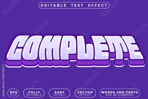  Complete Finished Perfect Vector Fully Editable Smart Object Text Effect