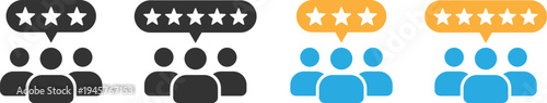 Comparison of ratings between two distinct user groups with different color schemes