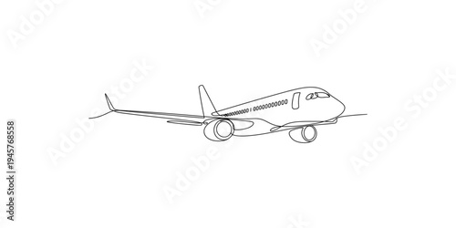Airplane flying through the sky with a white background aircraft plane transportation travel aviation air