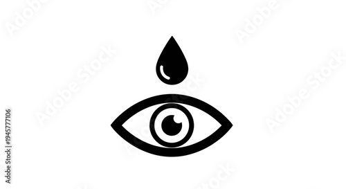 Minimalist Abstract Black and White Circular Ink Brush Stroke