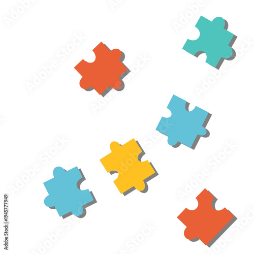 STEM Day Concept Puzzle Pieces