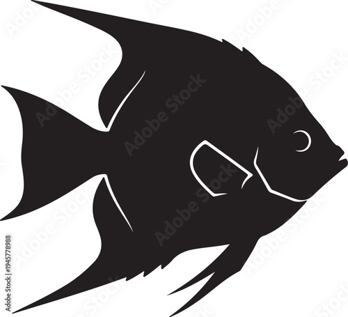 Angelfish Silhouette