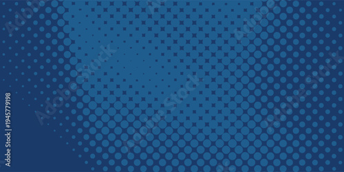 abstract halftone texture blue background in geometric style Arts background modern. vector design eps10