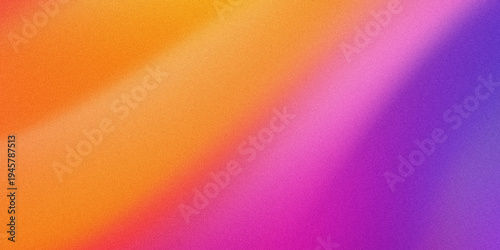 Foto Warm and inviting abstract gradient background blending vibrant orange, soft pink, and rich purple for a lively and creative visual