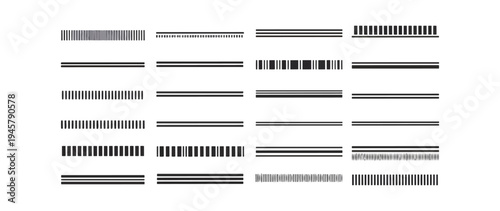 Abstract graphic elements black and white composition minimalist design