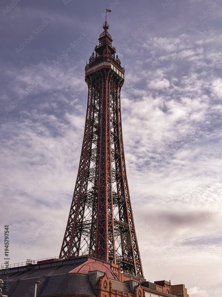 Fototapeta premium The Blackpool Tower in Blackpool, UK.