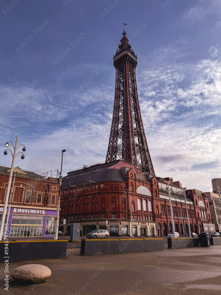Fototapeta premium The Blackpool Tower in Blackpool, UK.