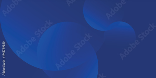 Modern background template with dark blue and blue gradient, circle effect. vector illustration eps10
