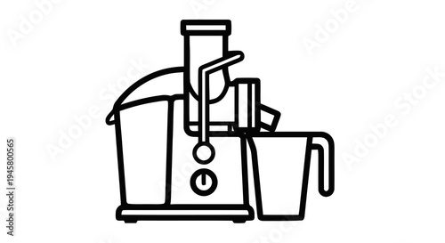 Juicer kitchen appliance icon