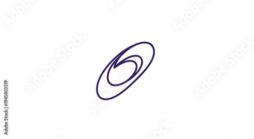 Abstract illustration of a stylized emblem or logo on a clean white background