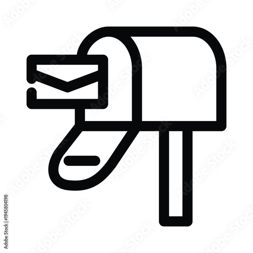Mailbox icon design template
