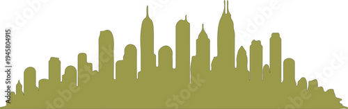 Colorful Silhouettes of Business People in Various Poses 1