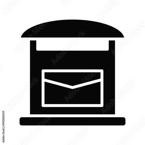 Mailbox icon design template