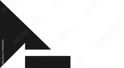 Geometric shapes in white background.