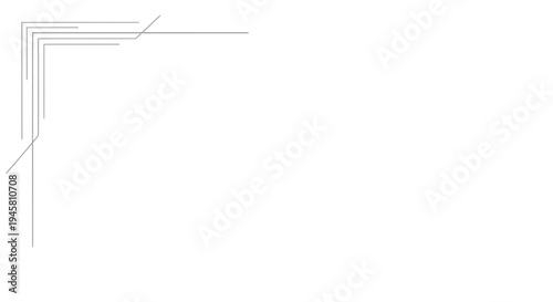 Lines forming a corner shape.